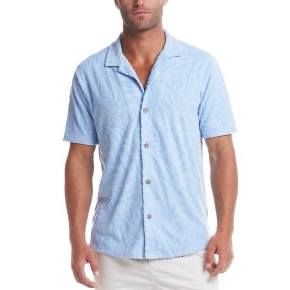 WP Weatherproof Men's Terry Shirt Size XXL Blue NWT